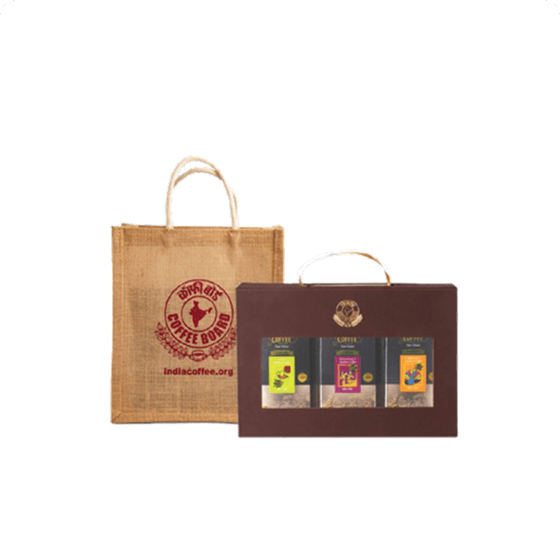 Coffee Gift Hamper with jute bag (GI Registered Coffee powder)