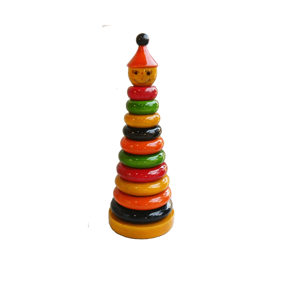 Channapatna Stacking Rings Tower