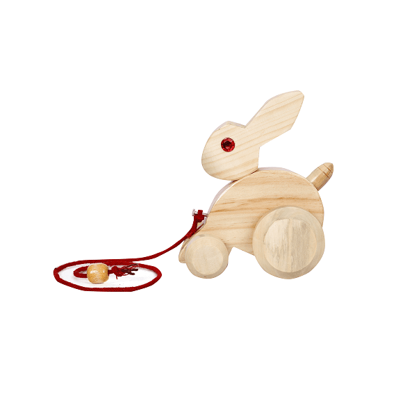 Channapatna Pull-Along Rabbit