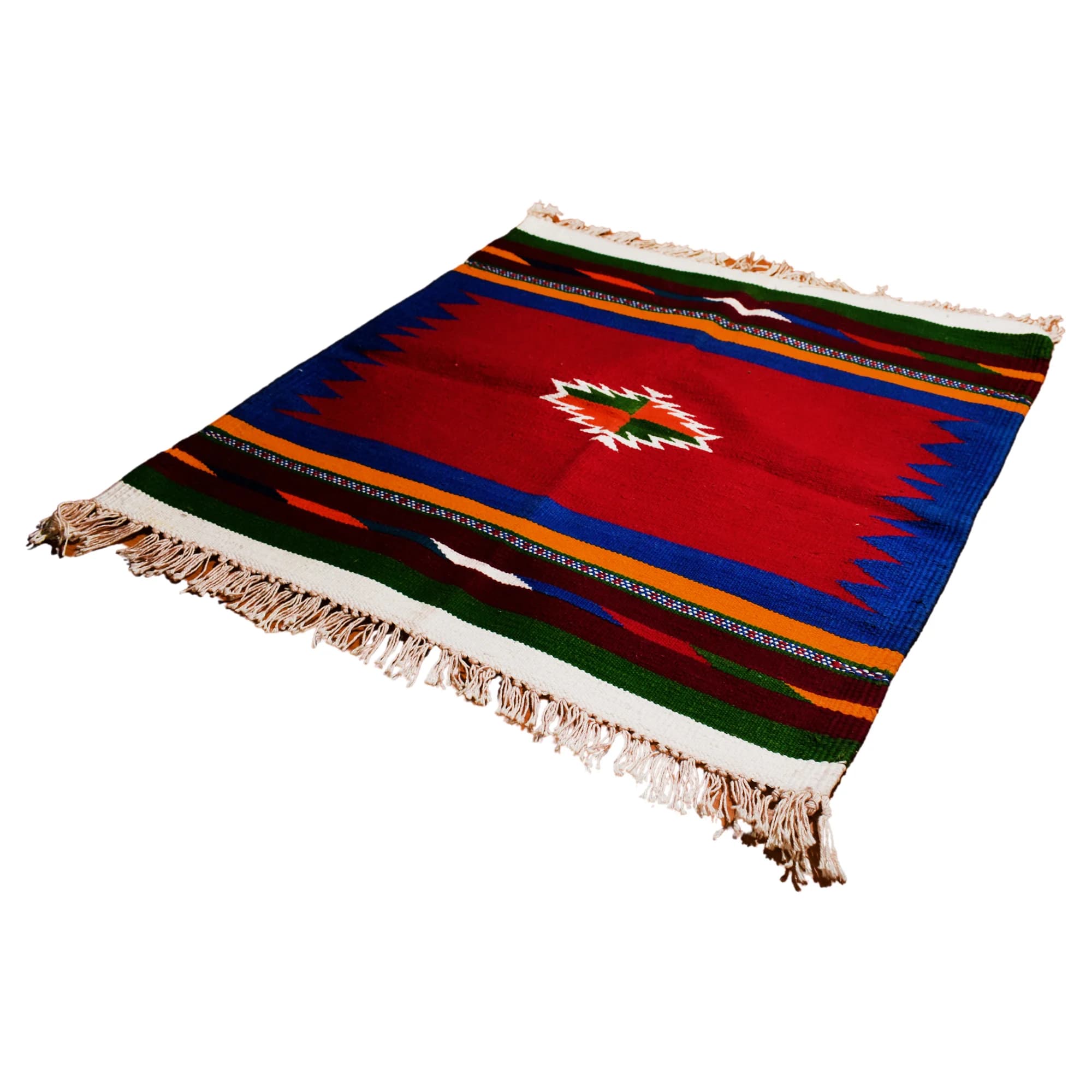 Navalgund Shanka Motif Dhurrie