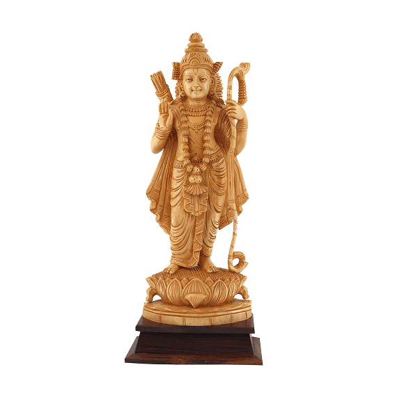 Sandalwood Standing Deity