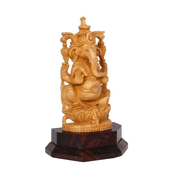Sandalwood Gajalakshmi