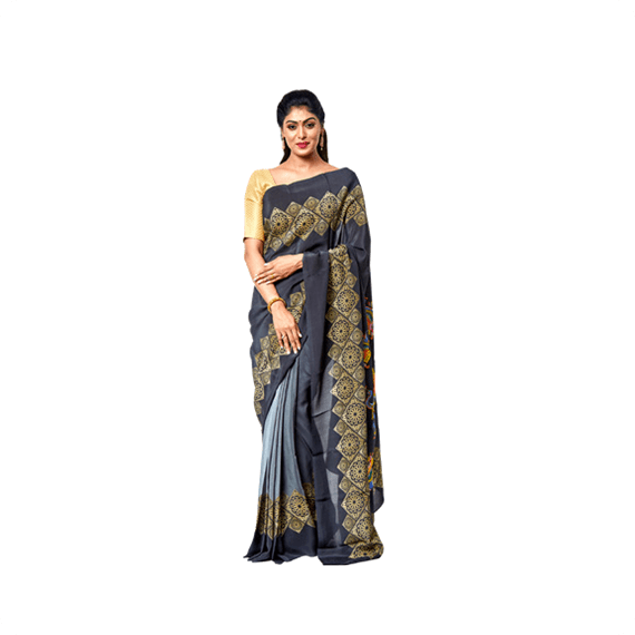 KSIC Mysore Silk Printed Saree