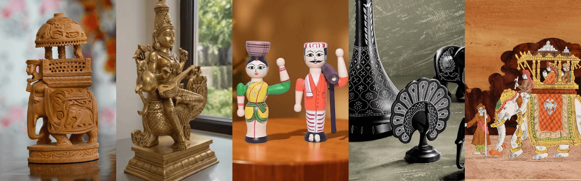 Karnataka Handicrafts — 500 years of silver inlay, kept alive under the Cauvery name.